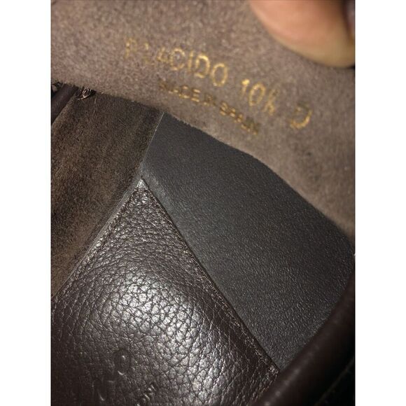 Sandrino By‎ Sandro Moscoloni Placido Leather Penny Loafers 10.5D Shoes Brown main image 4